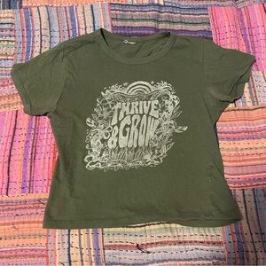 URBAN OUTFITTERS “Thrive & Grow” Baby Tee